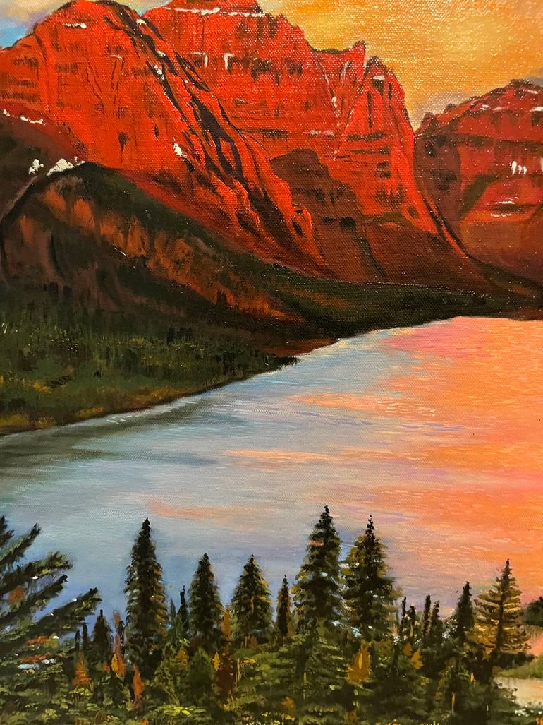 Original Impressionism Landscape Painting by Sudheshna Bishoy