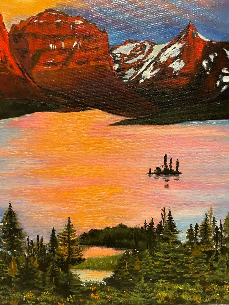 Original Impressionism Landscape Painting by Sudheshna Bishoy