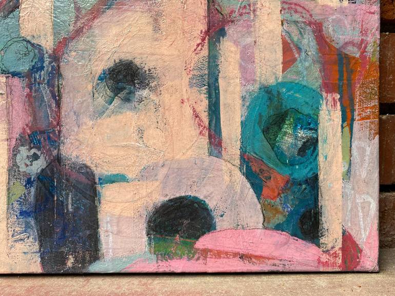Original Abstract Expressionism Interiors Mixed Media by Jason Frank
