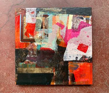 Original Abstract Expressionism Abstract Mixed Media by Jason Frank