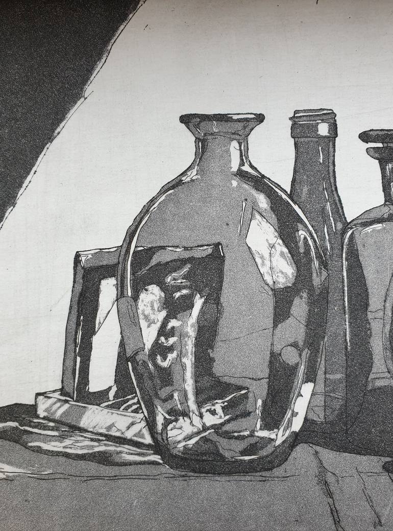 Original Realism Still Life Printmaking by Irina Jesinger