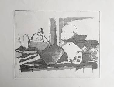 Original Still Life Printmaking by Irina Jesinger