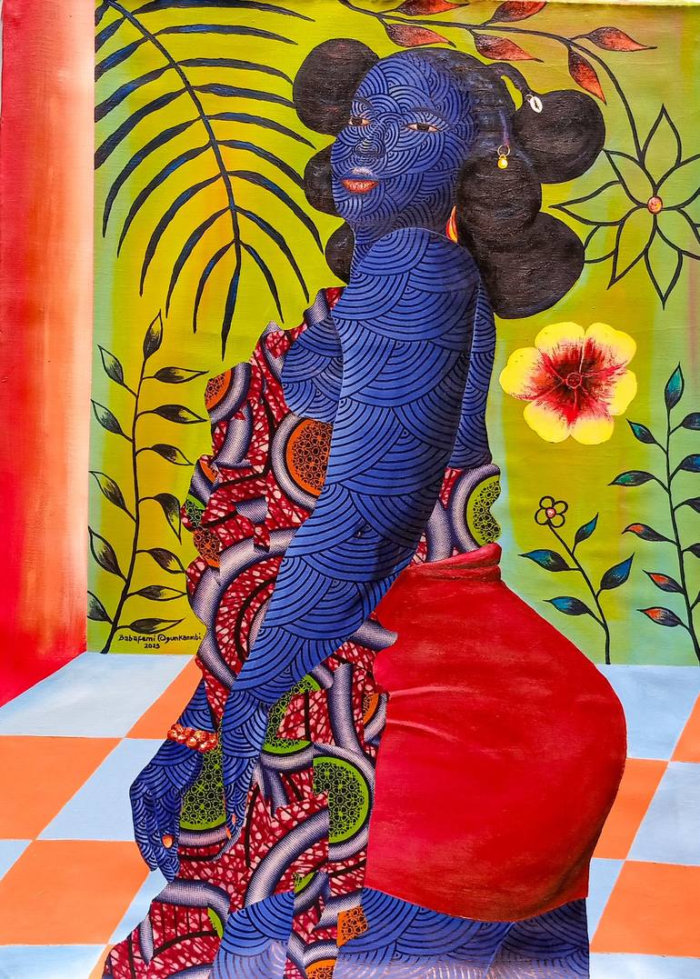 Print of Modernism Abstract Paintings by Babafemi Ogunkanmbi
