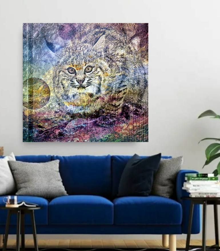 Original Abstract Animal Painting by Yrii Bilianivskyy
