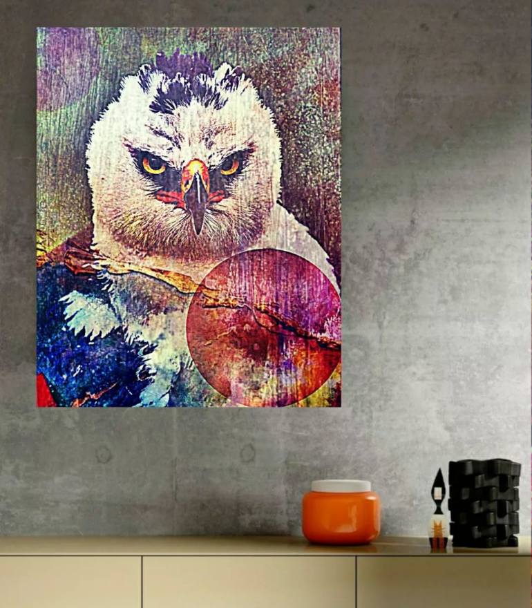 Original Abstract Animal Painting by Yrii Bilianivskyy