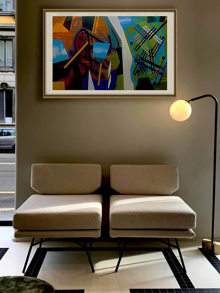 Original Abstract Painting by William Cheung