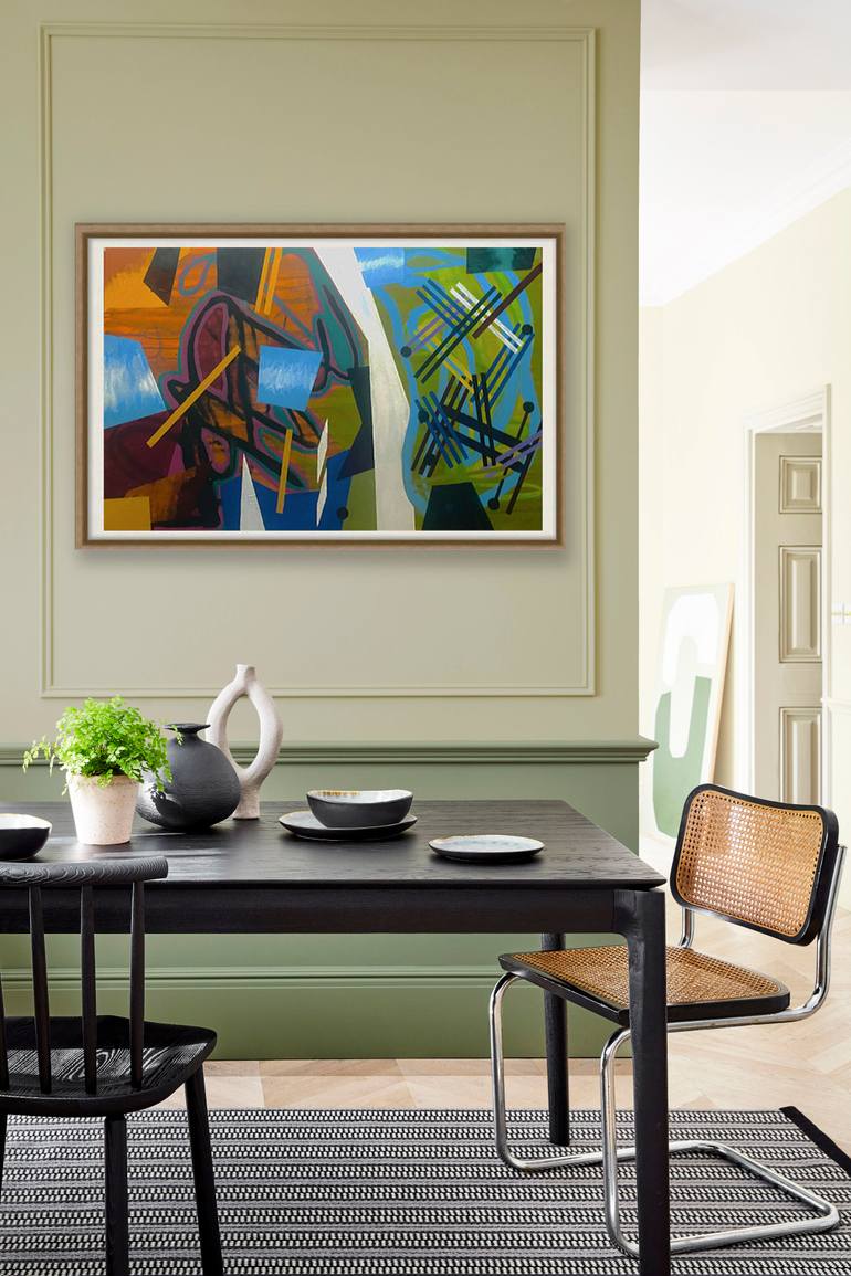 Original Abstract Painting by William Cheung