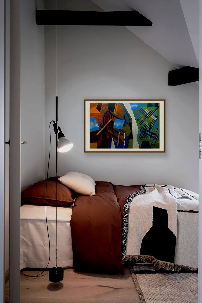 Original Abstract Painting by William Cheung
