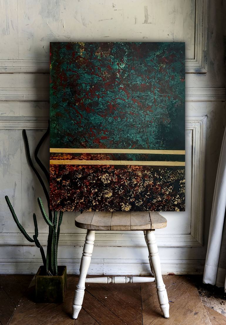 Original Abstract Expressionism Abstract Painting by William Cheung