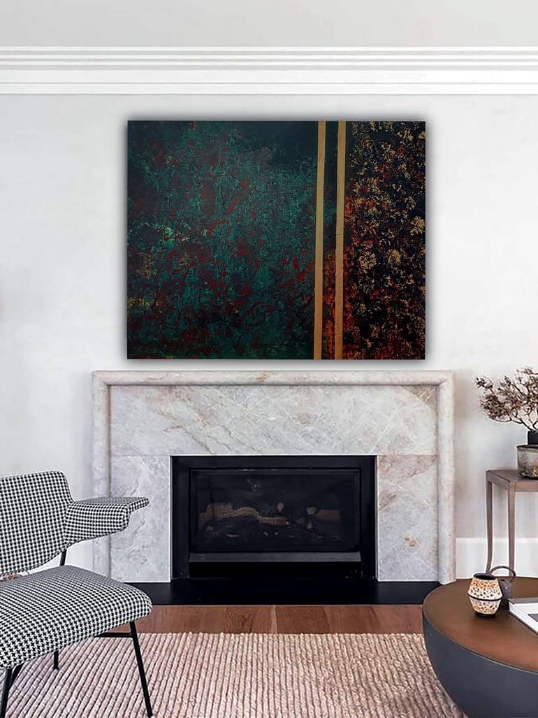 Original Abstract Expressionism Abstract Painting by William Cheung