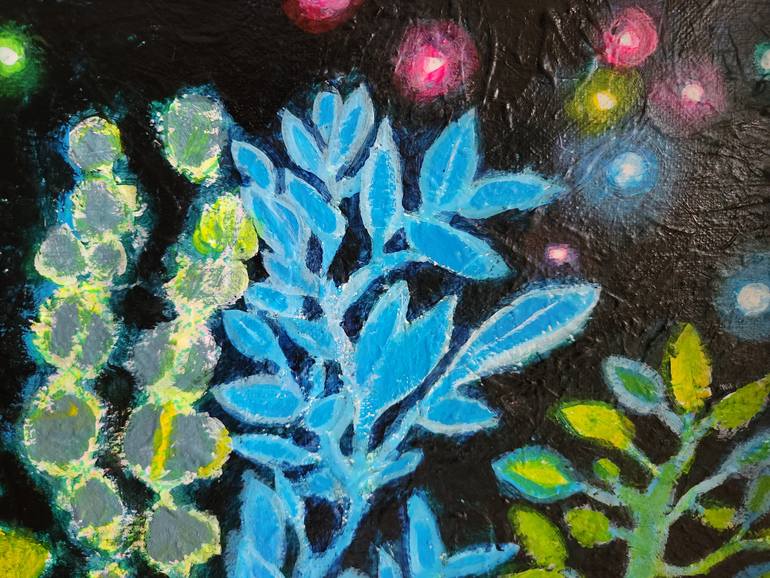 Original Abstract Love Painting by Jian Choi