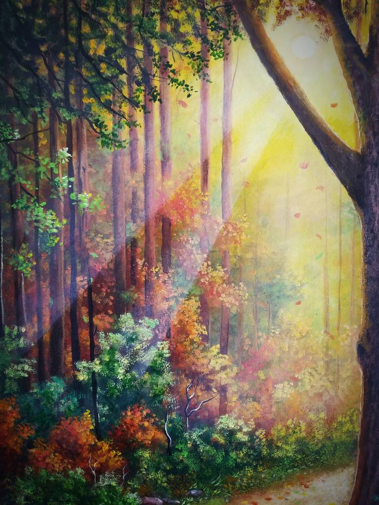 Original Landscape Painting by Madeeha Rasheed