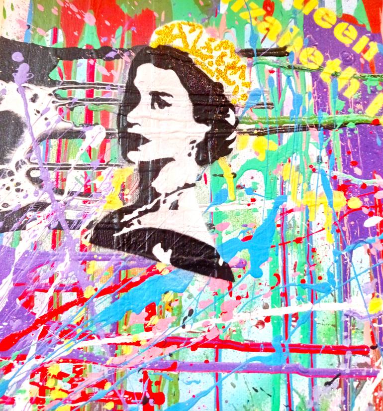 Original Pop Art Graffiti Painting by Luka Skore