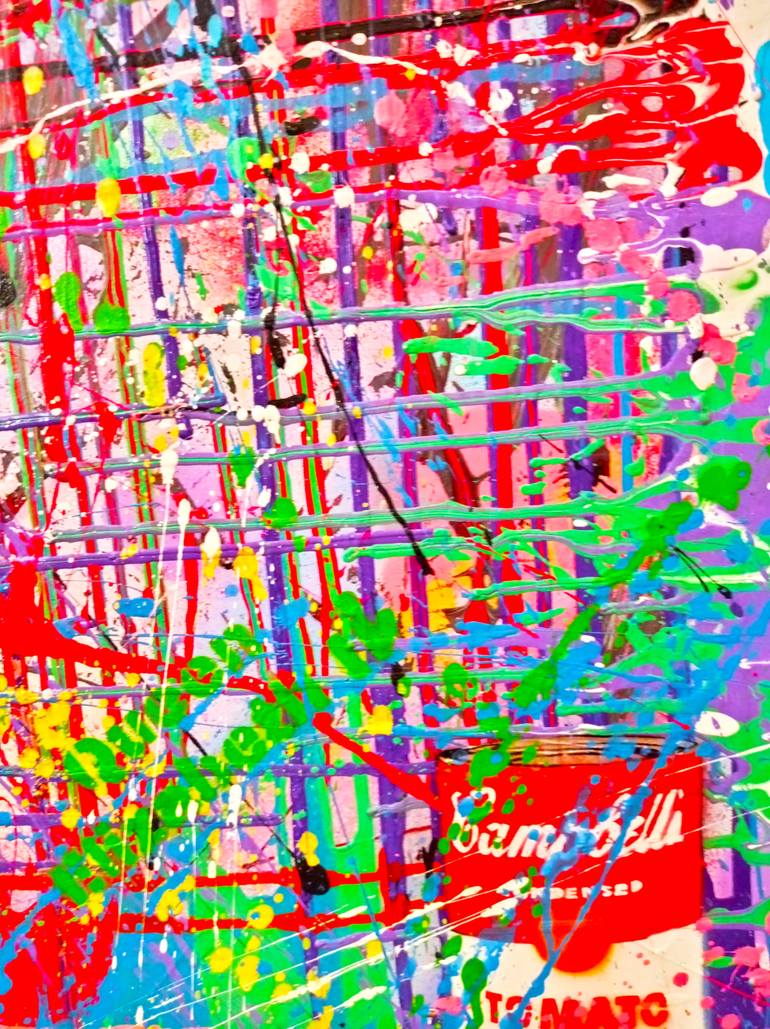 Original Pop Art Graffiti Painting by Luka Skore