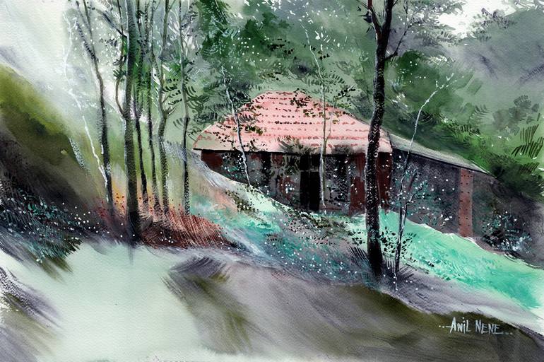 Print of Fine Art Nature Paintings by Anil Nene