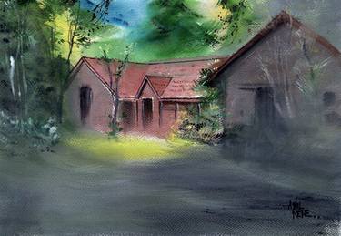 Original Fine Art Rural life Paintings by Anil Nene