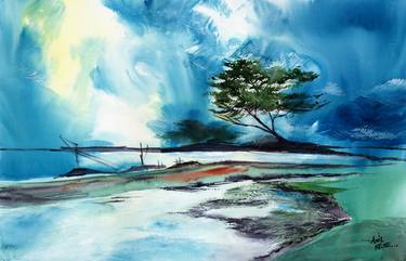 Original Conceptual Nature Paintings by Anil Nene