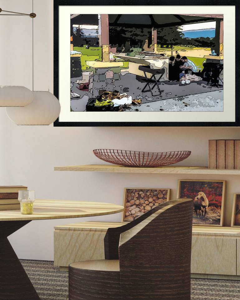 Original Abstract Expressionism World Culture Digital by Doh Lyle South Korea Doodle Bebe