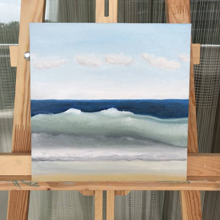 Original Impressionism Seascape Painting by Kseniya Grevizirskaya