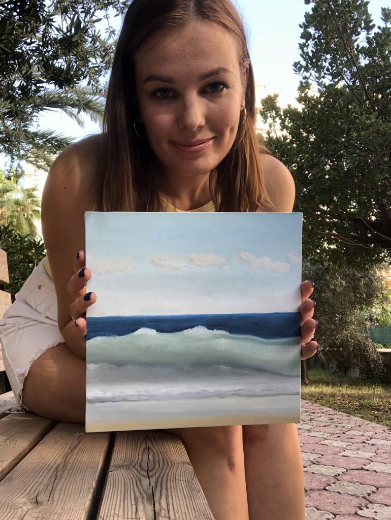 Original Impressionism Seascape Painting by Kseniya Grevizirskaya