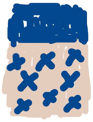 Untitled (Cream and blue) thumb