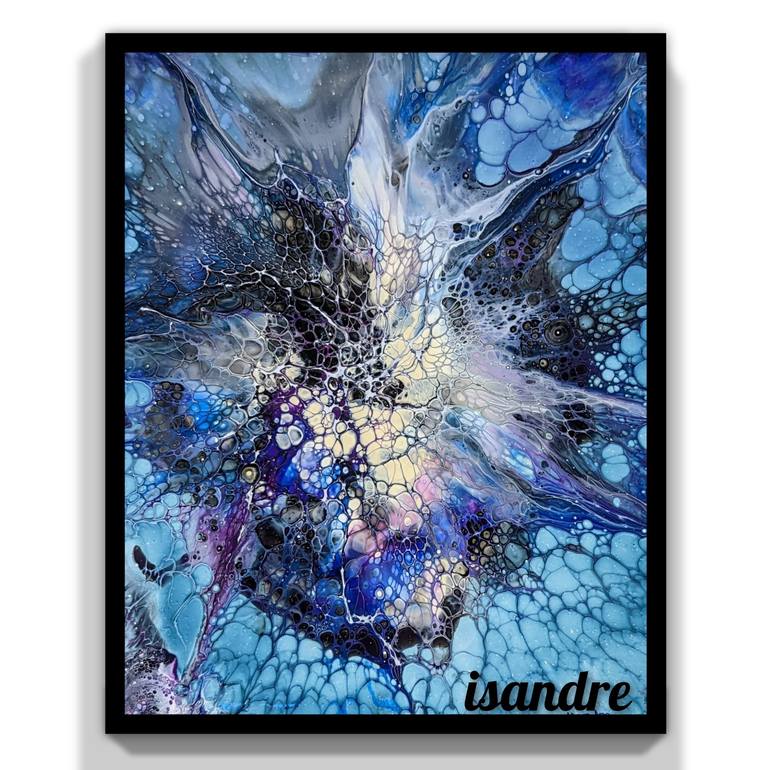 Original Abstract Expressionism Abstract Painting by Isabelle  Rozotte 