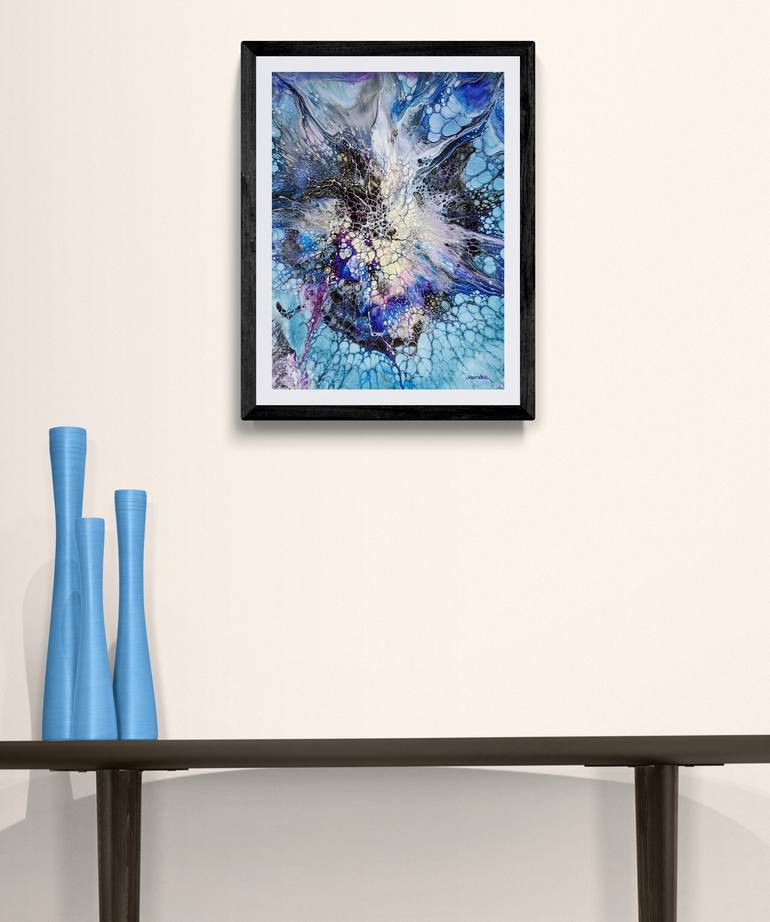 Original Abstract Expressionism Abstract Painting by Isabelle  Rozotte 