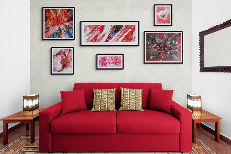 Original Abstract Painting by Isabelle  Rozotte 