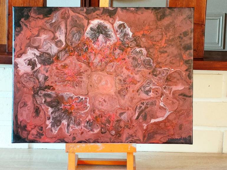 Original Abstract Expressionism Abstract Painting by Isabelle  Rozotte 