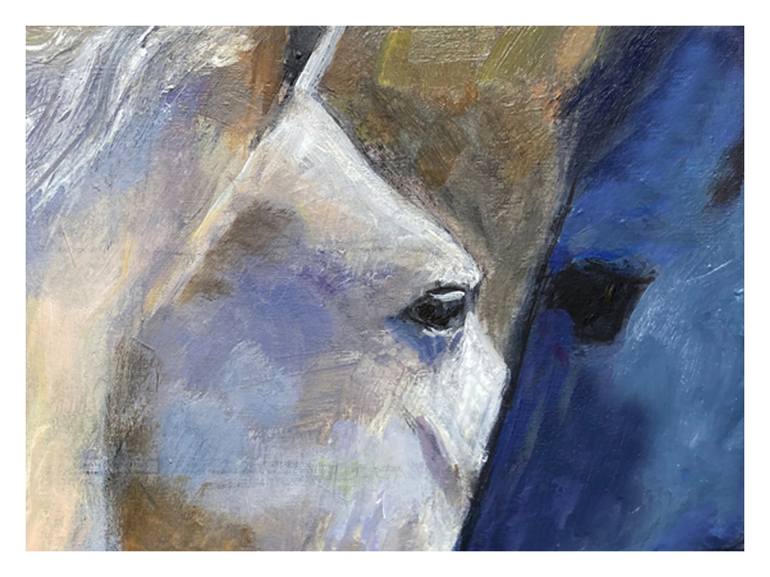 Original Contemporary Horse Painting by Diana Hand