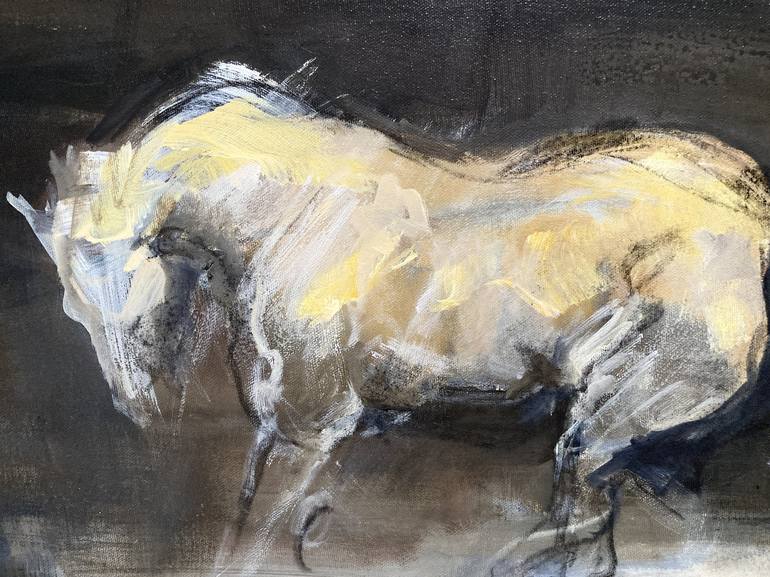 Original Contemporary Horse Painting by DIANA HAND
