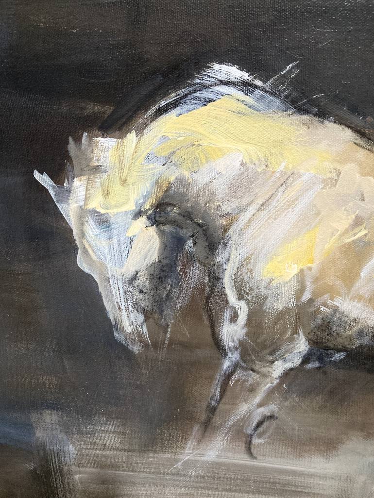 Original Contemporary Horse Painting by DIANA HAND