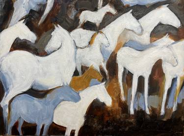 Original Horse Paintings by DIANA HAND