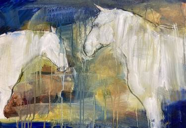 Original Horse Paintings by DIANA HAND