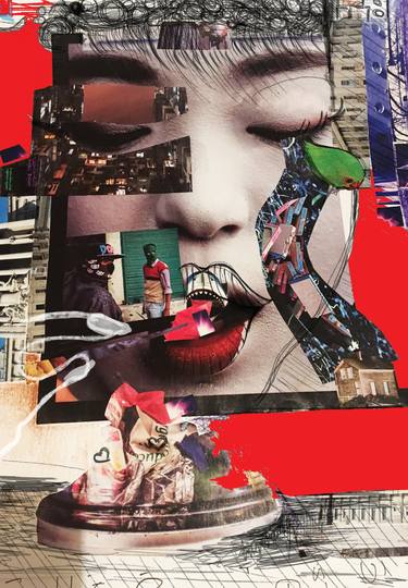 Print of Dada People Collage by Sara Jolic