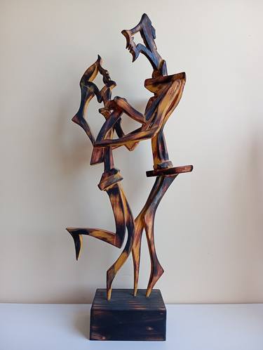 Original Abstract Culture Sculpture by José Manuel Solares