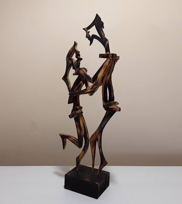 Original Abstract Culture Sculpture by José Manuel Solares