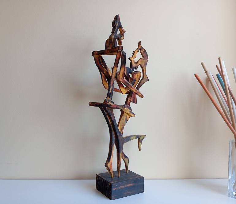 Original Abstract Culture Sculpture by José Manuel Solares