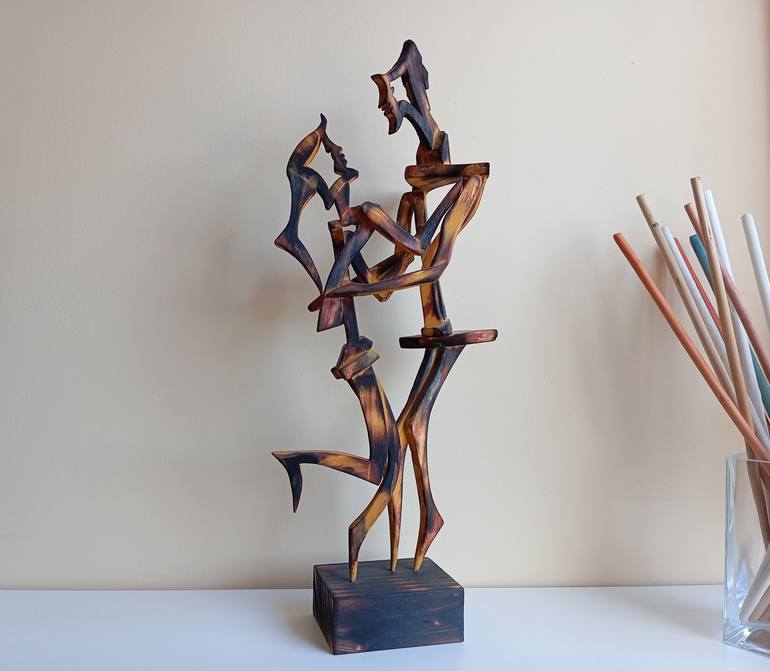 Original Abstract Culture Sculpture by José Manuel Solares