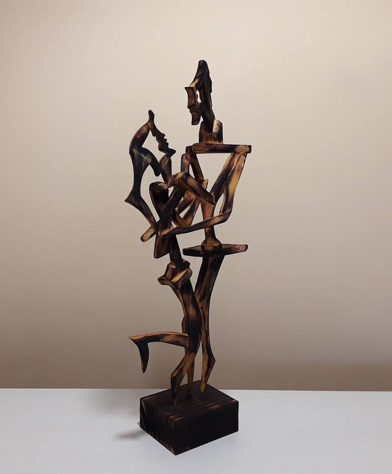 Original Abstract Culture Sculpture by José Manuel Solares