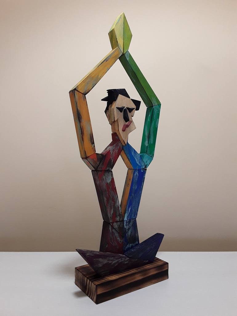 Original Abstract Expressionism Abstract Sculpture by José Manuel Solares