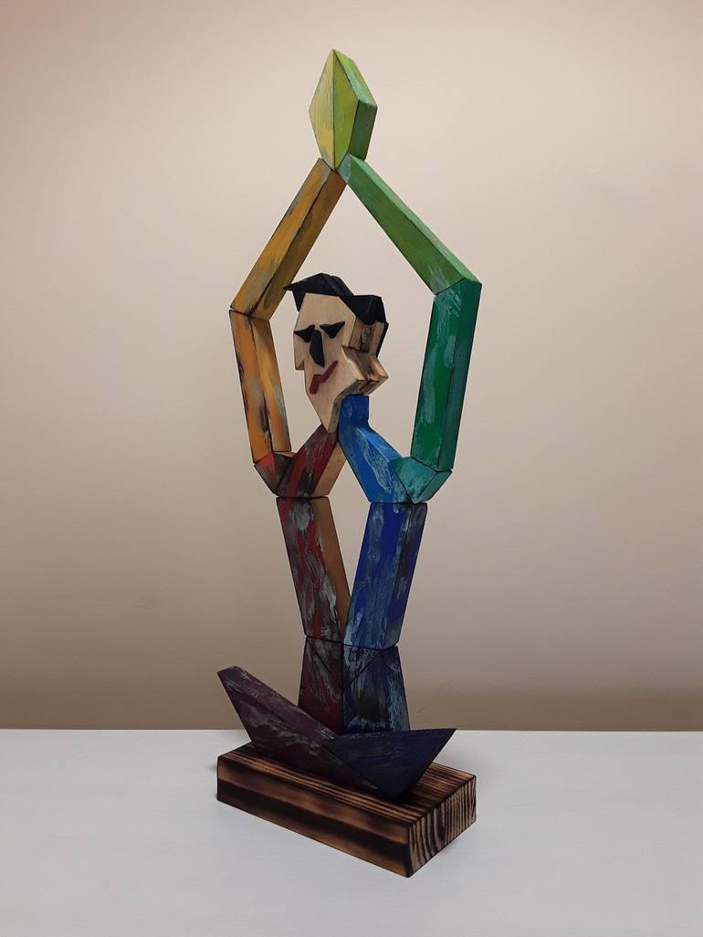 Original Abstract Expressionism Abstract Sculpture by José Manuel Solares