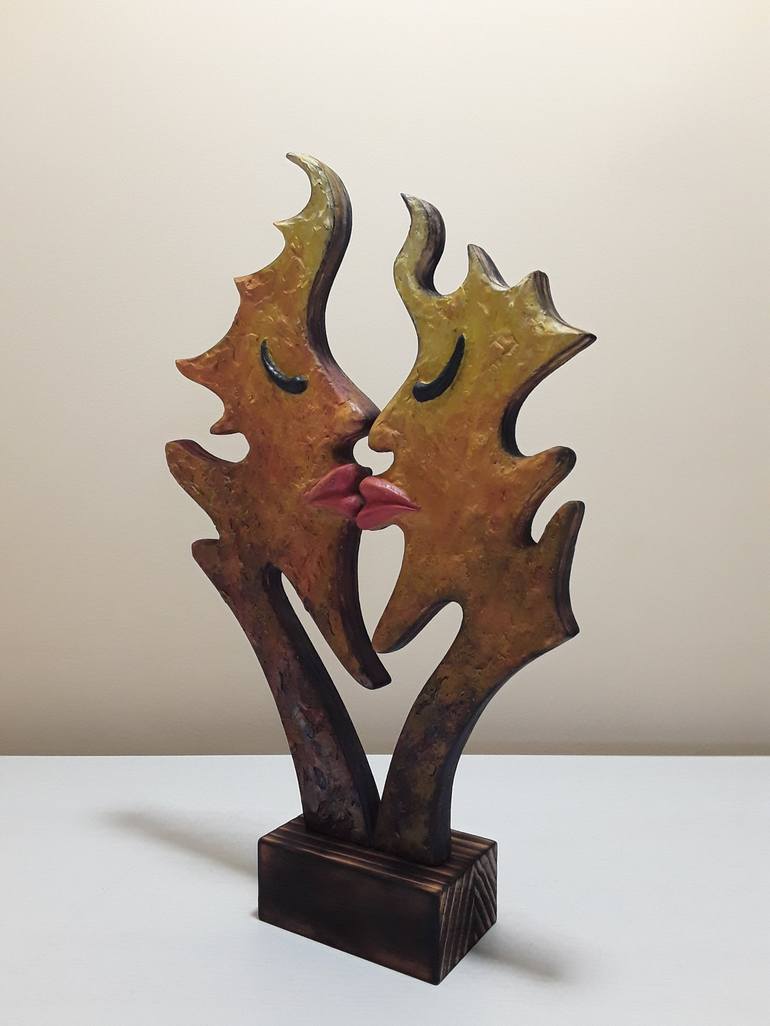 Original Abstract Expressionism Abstract Sculpture by José Manuel Solares