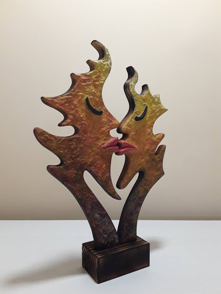 Original Abstract Expressionism Abstract Sculpture by José Manuel Solares