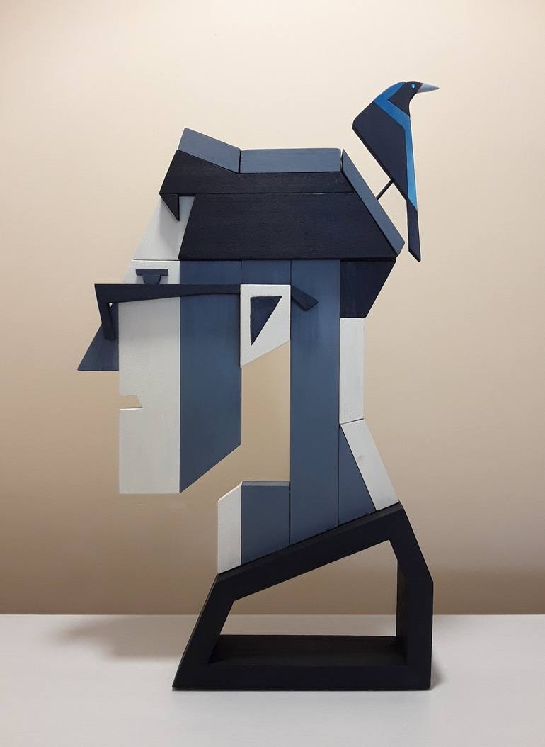 Original Geometric Sculpture by José Manuel Solares