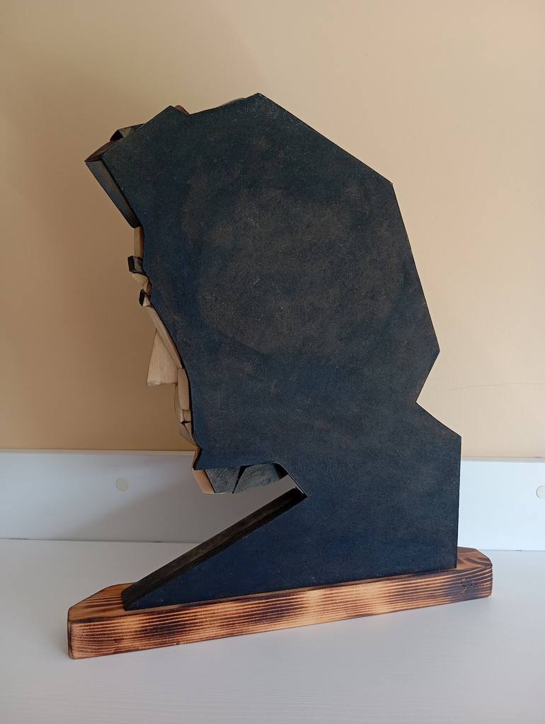 Original Cubism Geometric Sculpture by José Manuel Solares