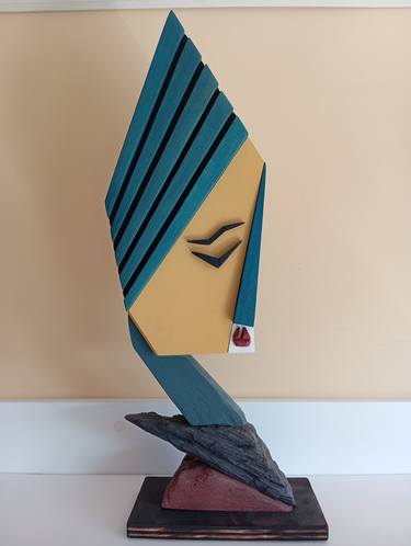 Original Bauhaus Women Sculpture by José Manuel Solares