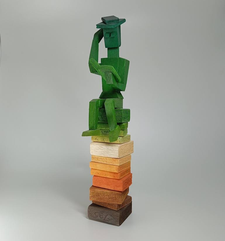 Original Abstract Expressionism Home Sculpture by José Manuel Solares