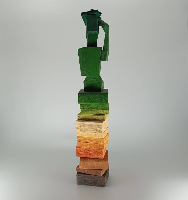 Original Abstract Expressionism Home Sculpture by José Manuel Solares