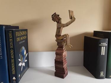 Original Cubism Geometric Sculpture by José Manuel Solares